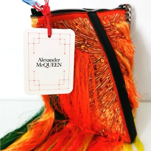 Alexander McQueen Vibrant Tassel Pouch - Picture 7 of 7